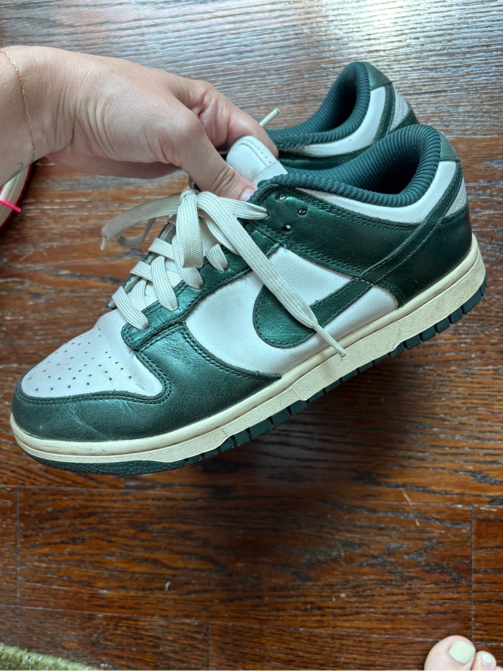 Nike Dunks / Air Jordan’s (Green and Purple)